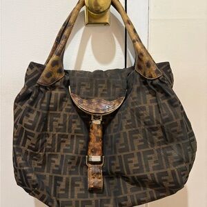 Fendi Brown Zucca Spy Bag VINTAGE AND RARE 💯 Authentic